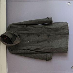 H&M Double Breasted Long Pea Coat